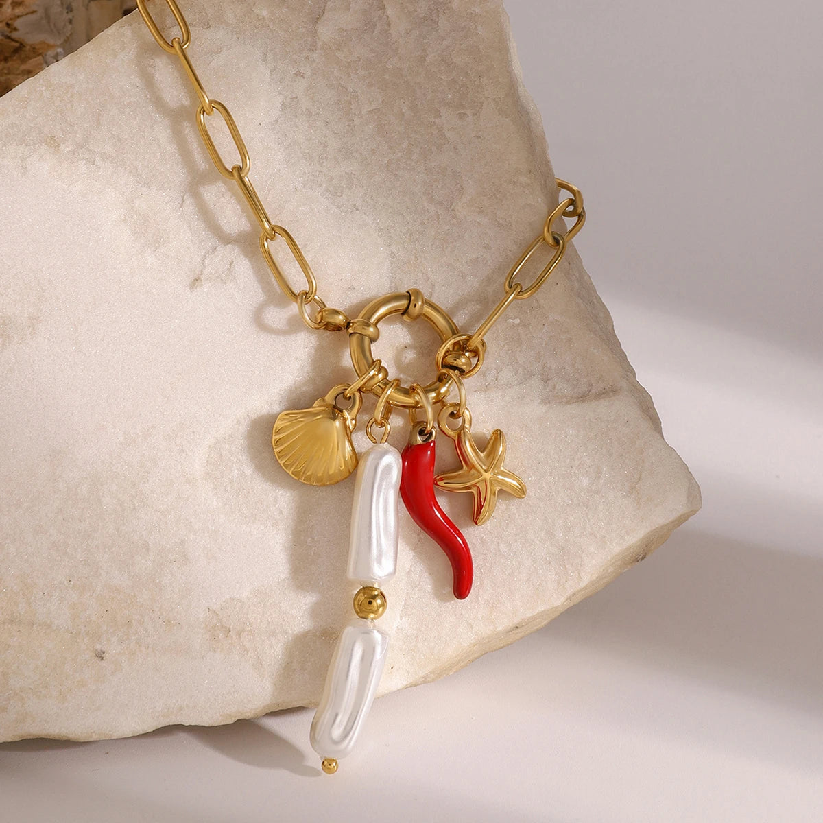 Pulsera Charms con Dijes Atractivo y Elegante