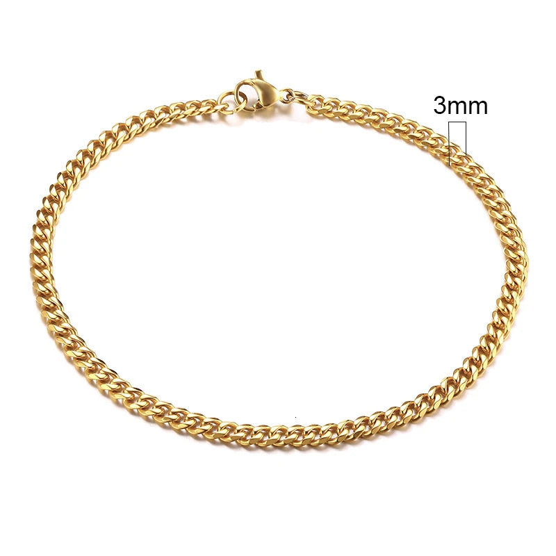Pulsera Cadena Eslabones Cubanos