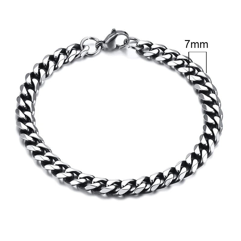 Pulsera Cadena Eslabones Cubanos