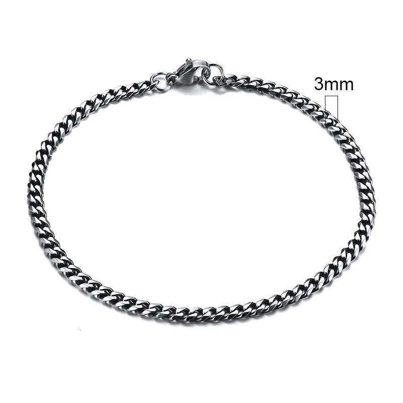 Pulsera Cadena Eslabones Cubanos