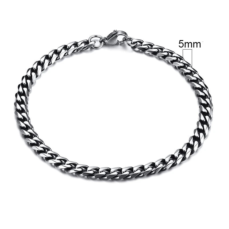 Pulsera Cadena Eslabones Cubanos