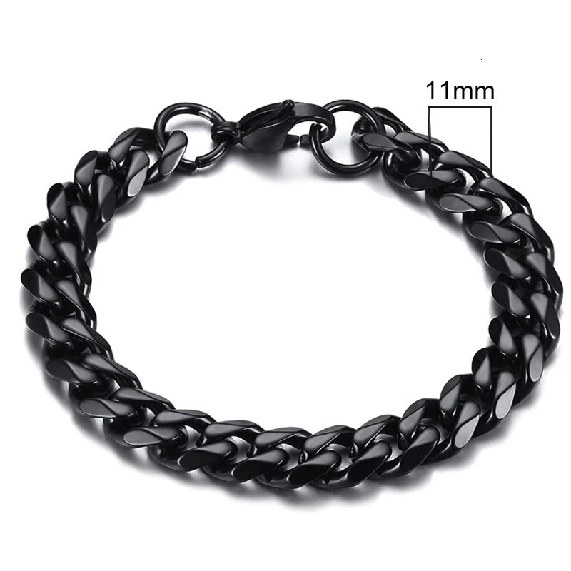 Pulsera Cadena Eslabones Cubanos