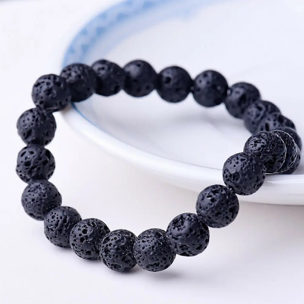 Pulsera Cuentas de Piedra Natural