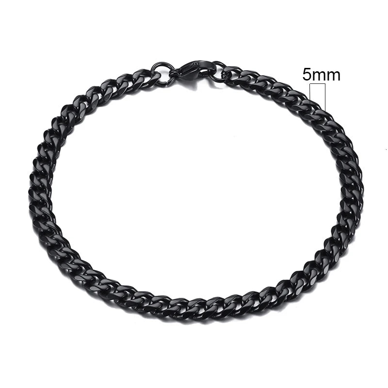Pulsera Cadena Eslabones Cubanos