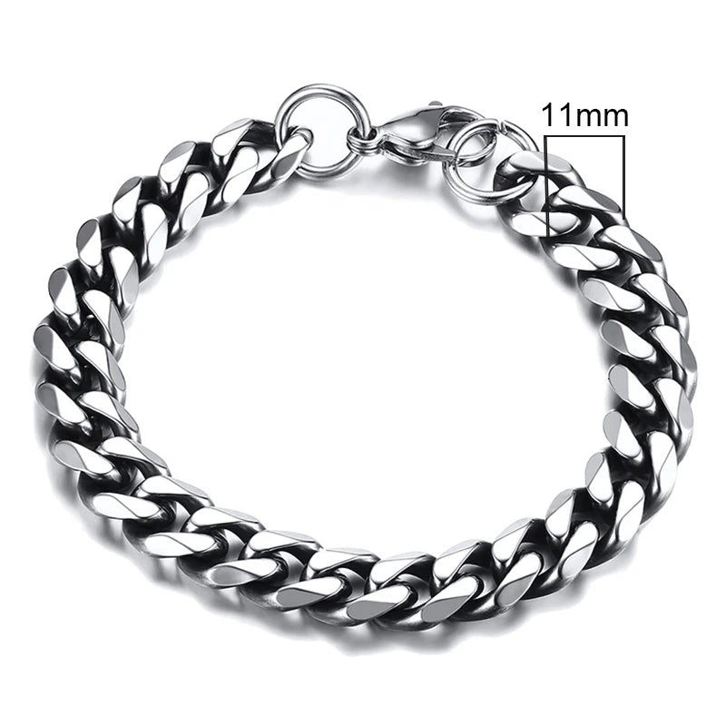 Pulsera Cadena Eslabones Cubanos