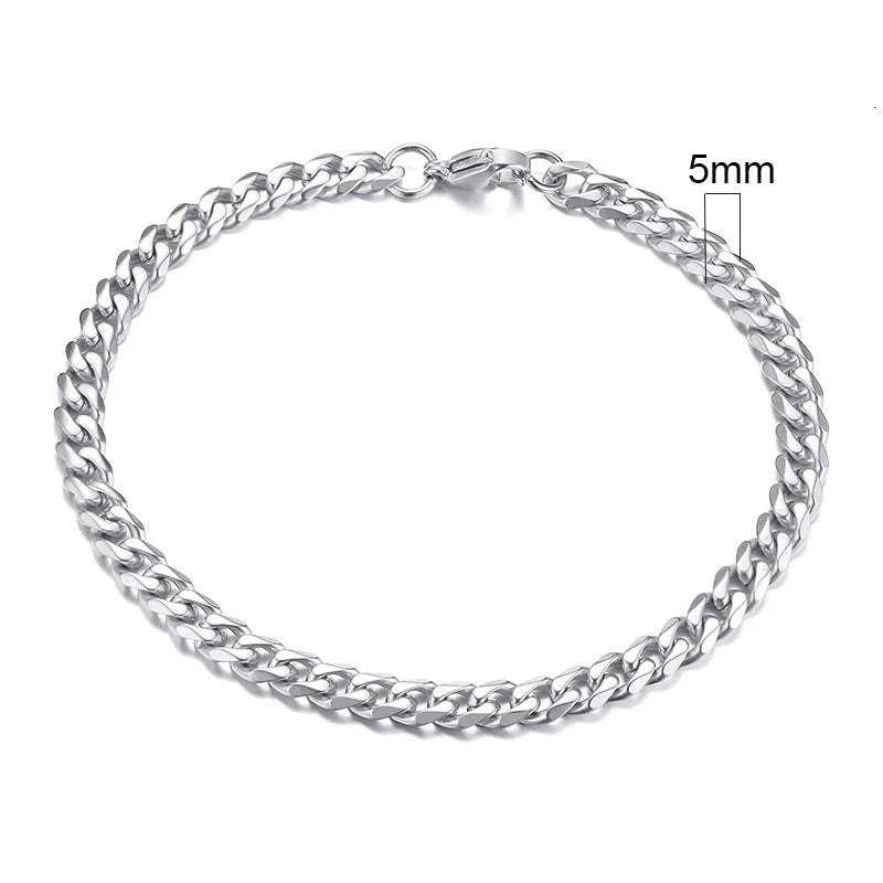 Pulsera Cadena Eslabones Cubanos