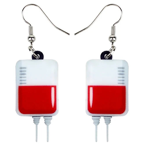 Aretes Calavera Halloween Rosa Flor