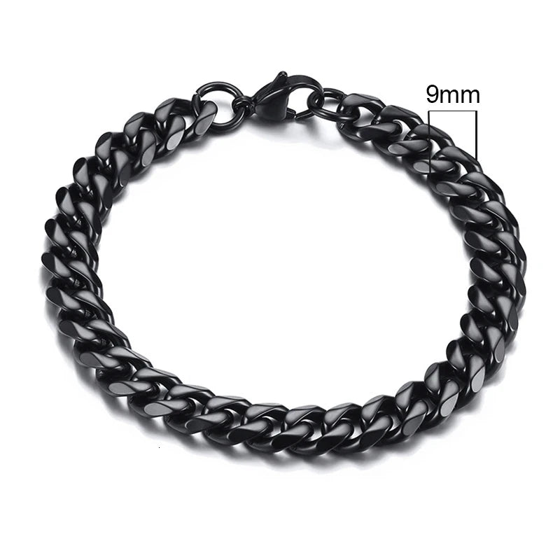 Pulsera Cadena Eslabones Cubanos