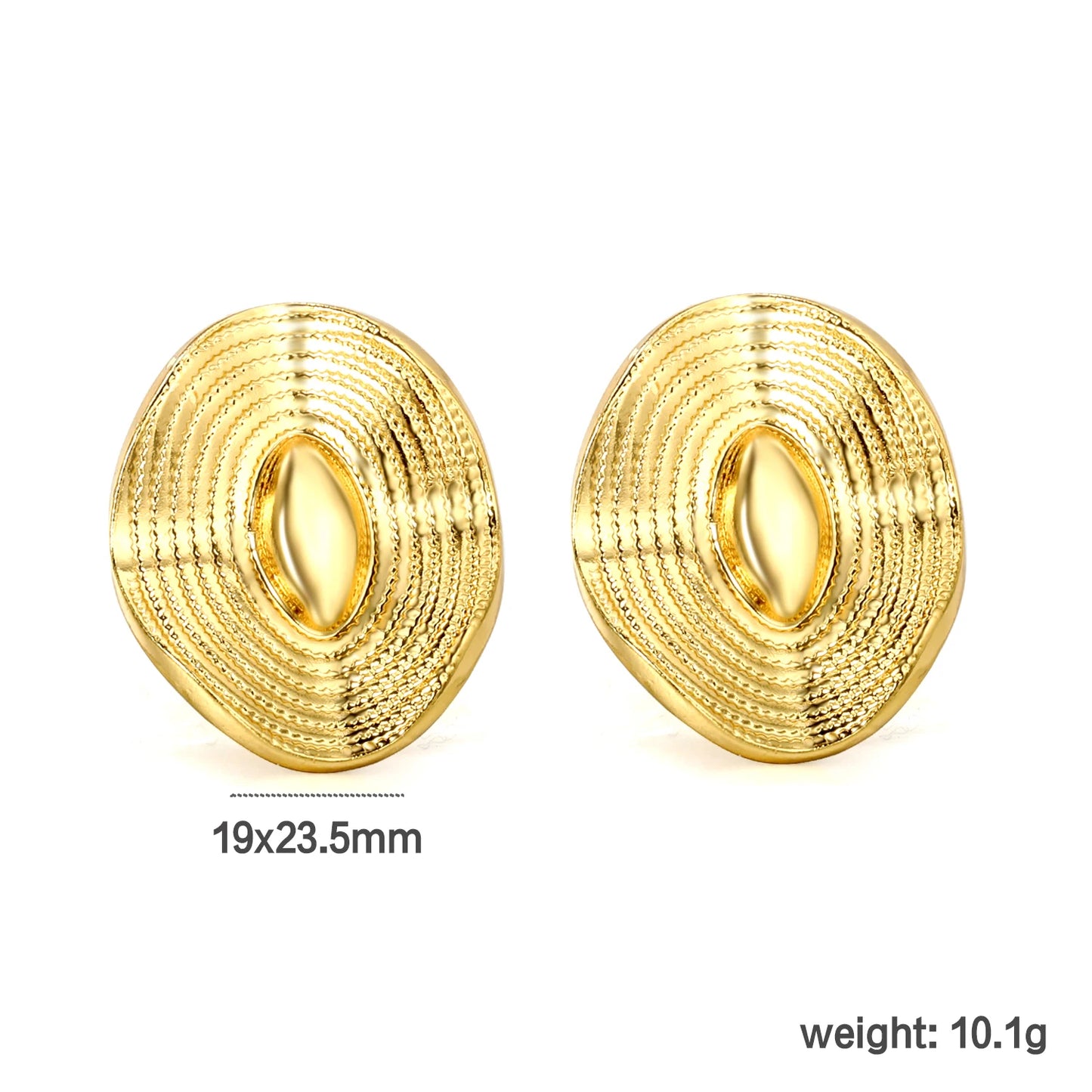 Aretes Estilo Dorado