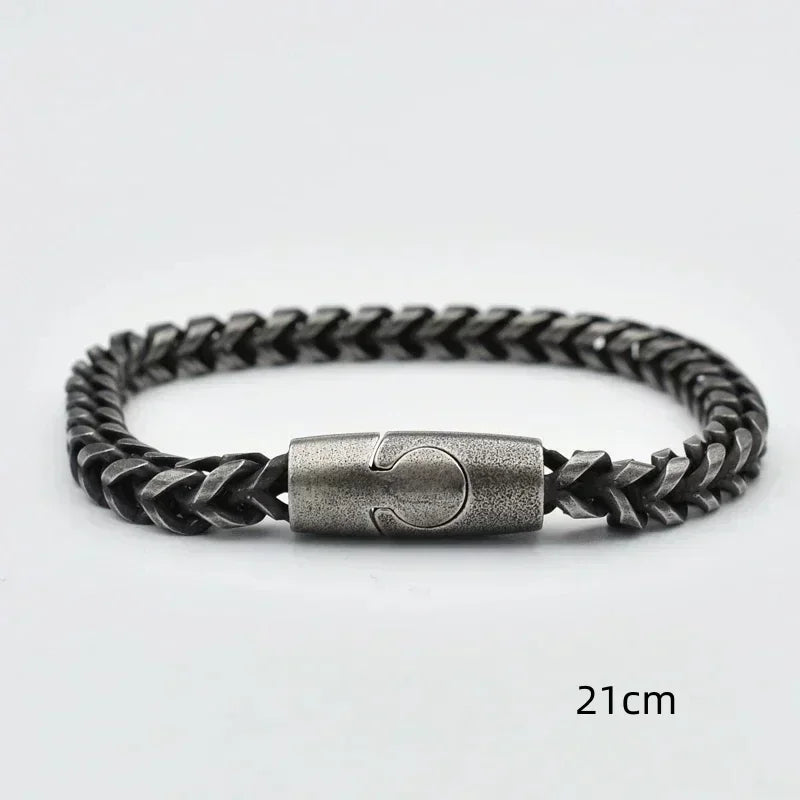 Pulseras de cadena Punk Vintage