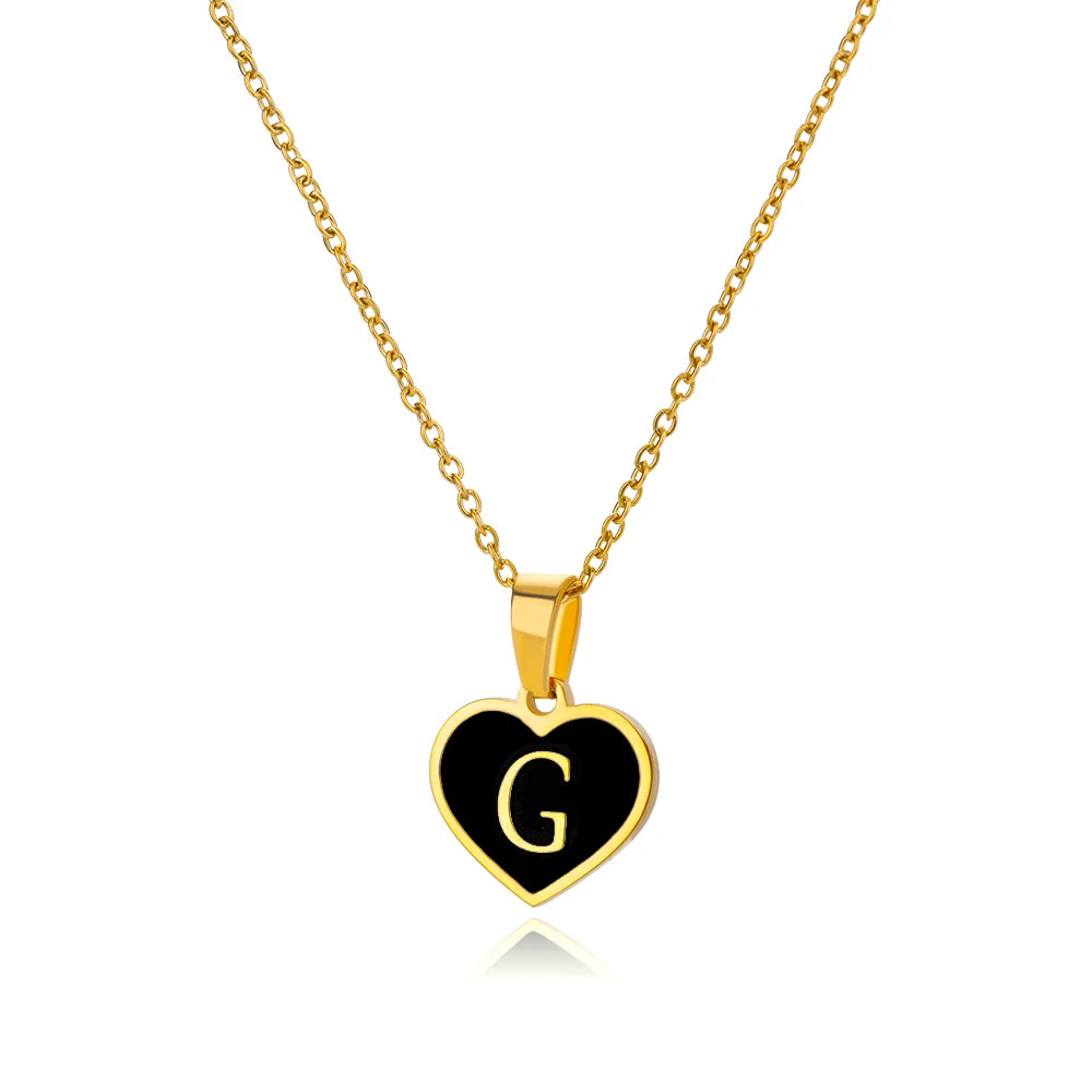 Colgante de Corazón y Letras