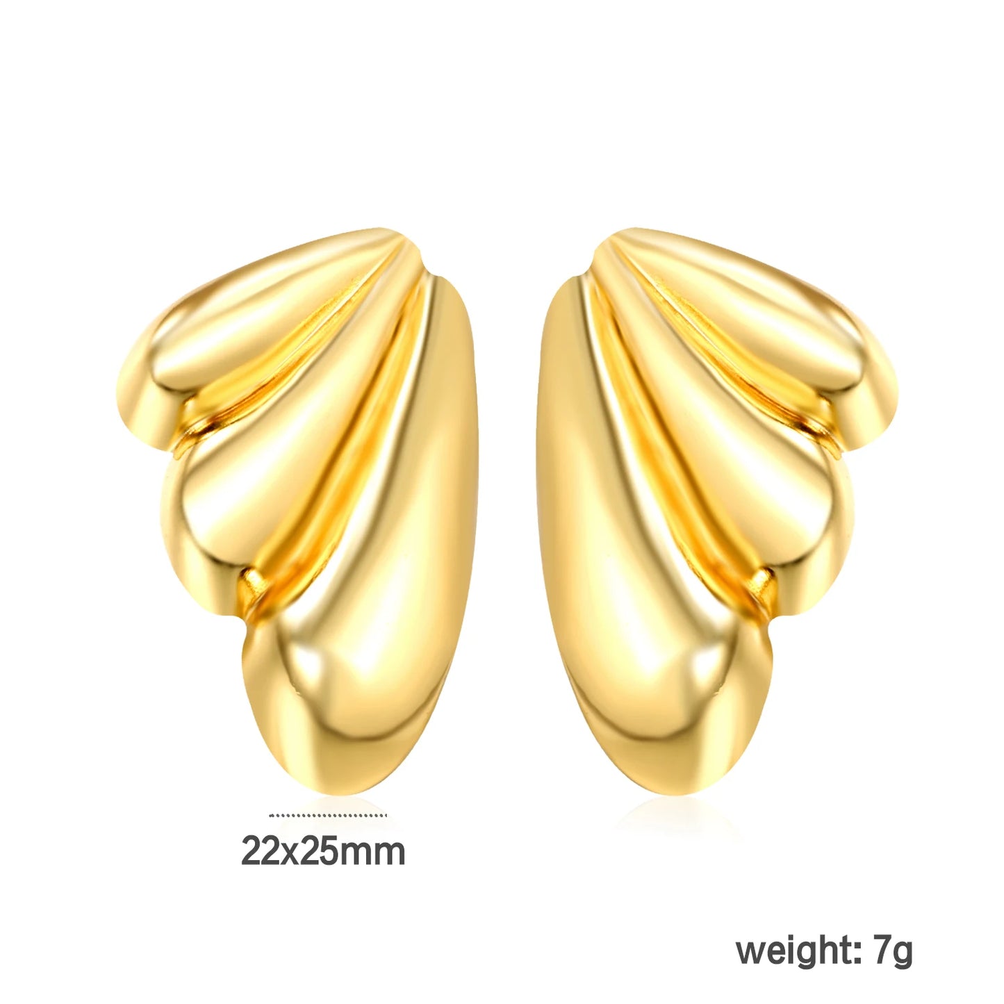 Aretes Estilo Dorado