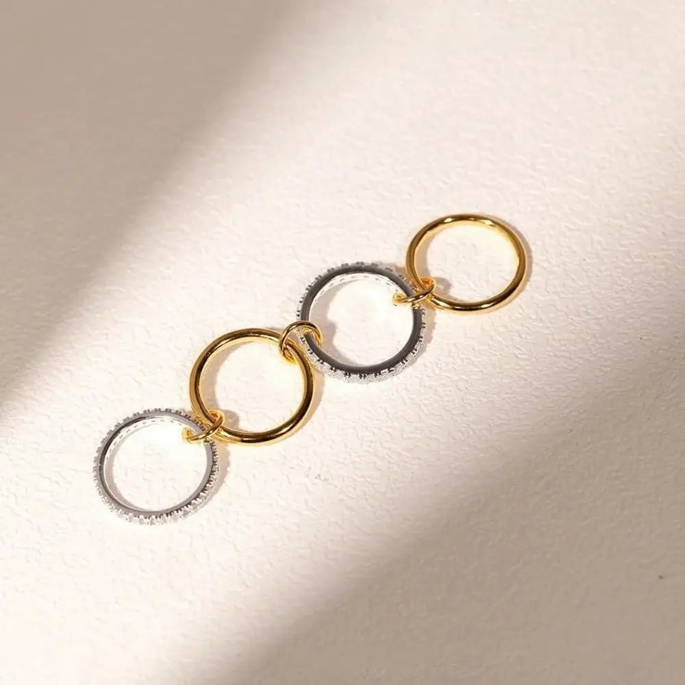 Anillo de Tres Capas Plegable