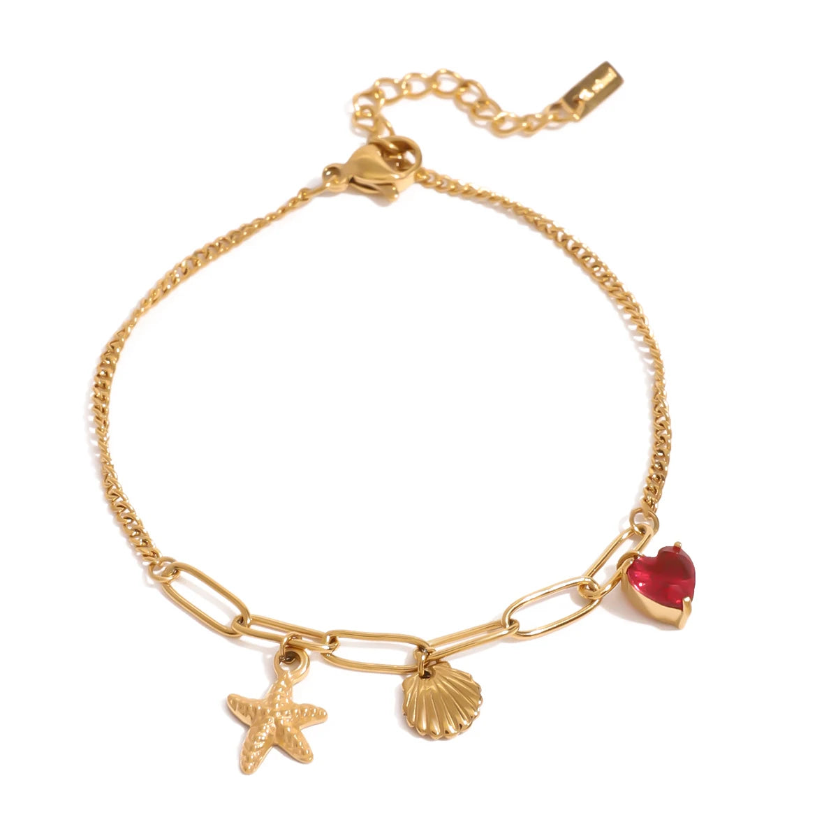 Pulsera Charms con Dijes Moderno y Sofisticado