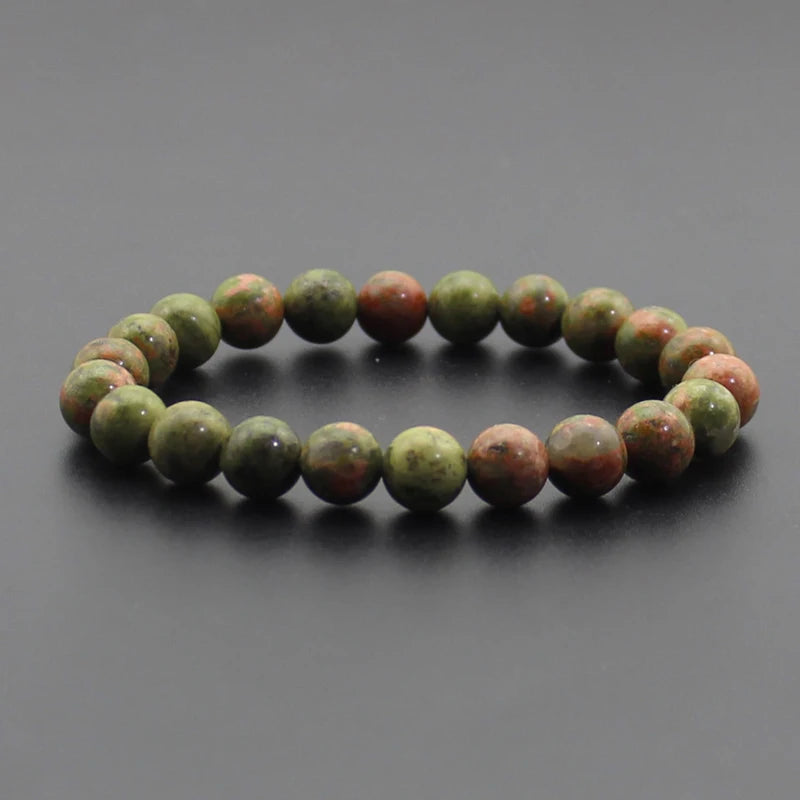 Pulsera Cuentas de Piedra Natural