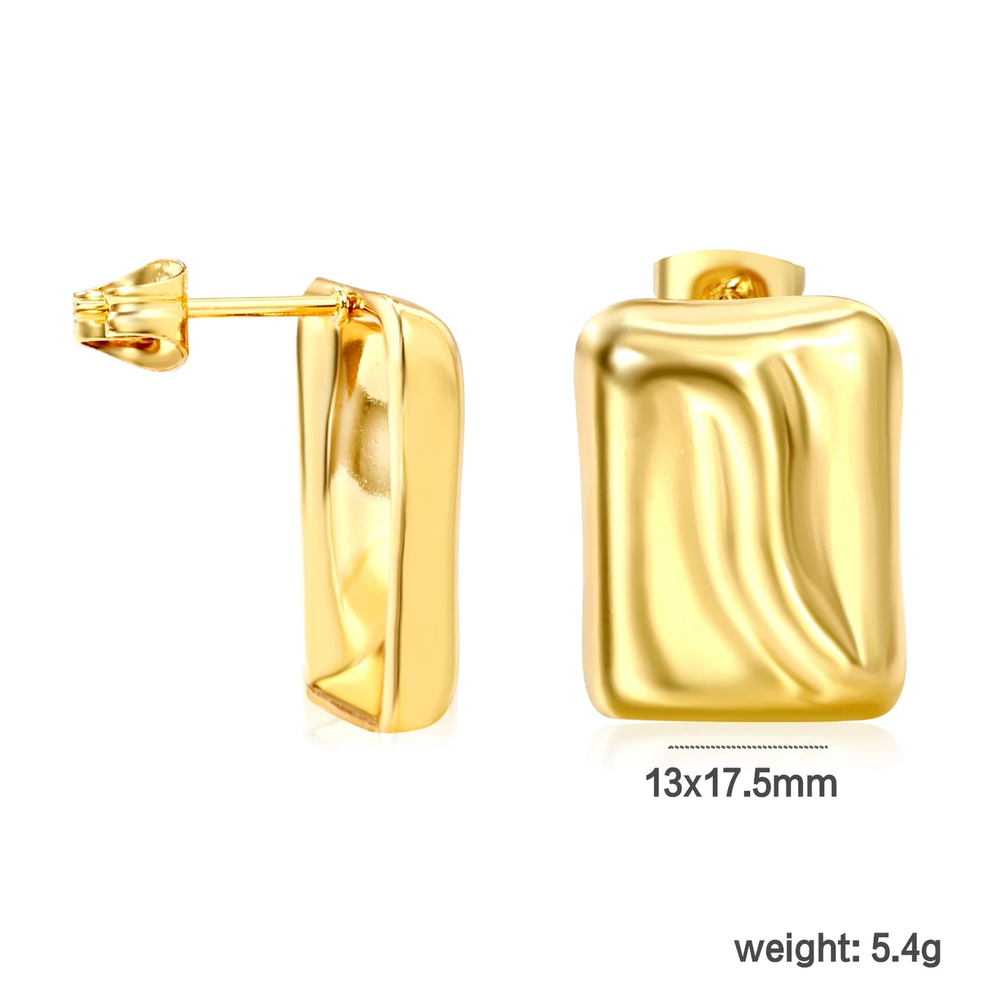 Aretes Estilo Dorado