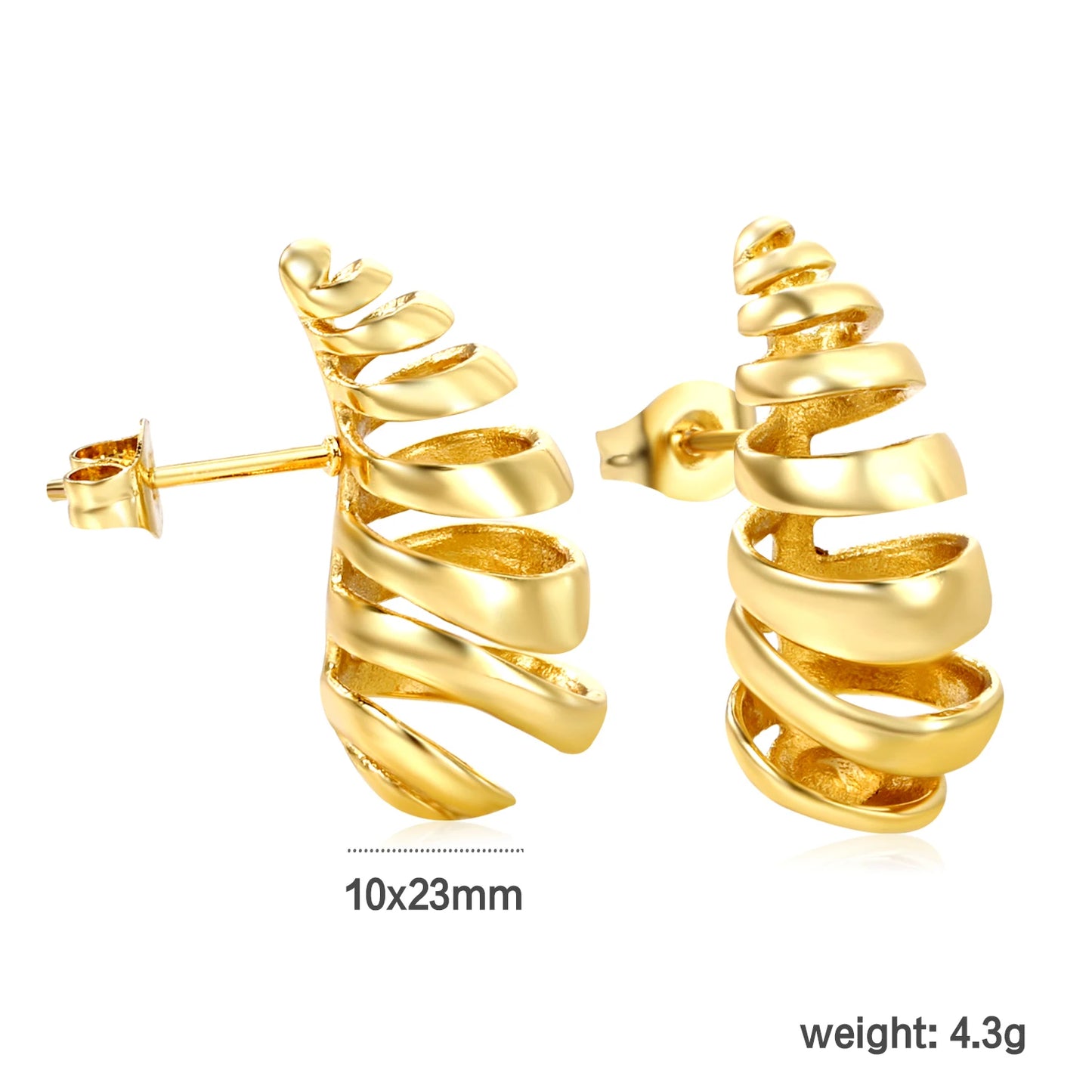 Aretes Estilo Dorado