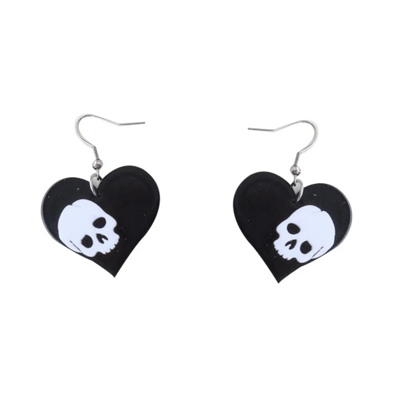 Aretes Halloween con Calavera