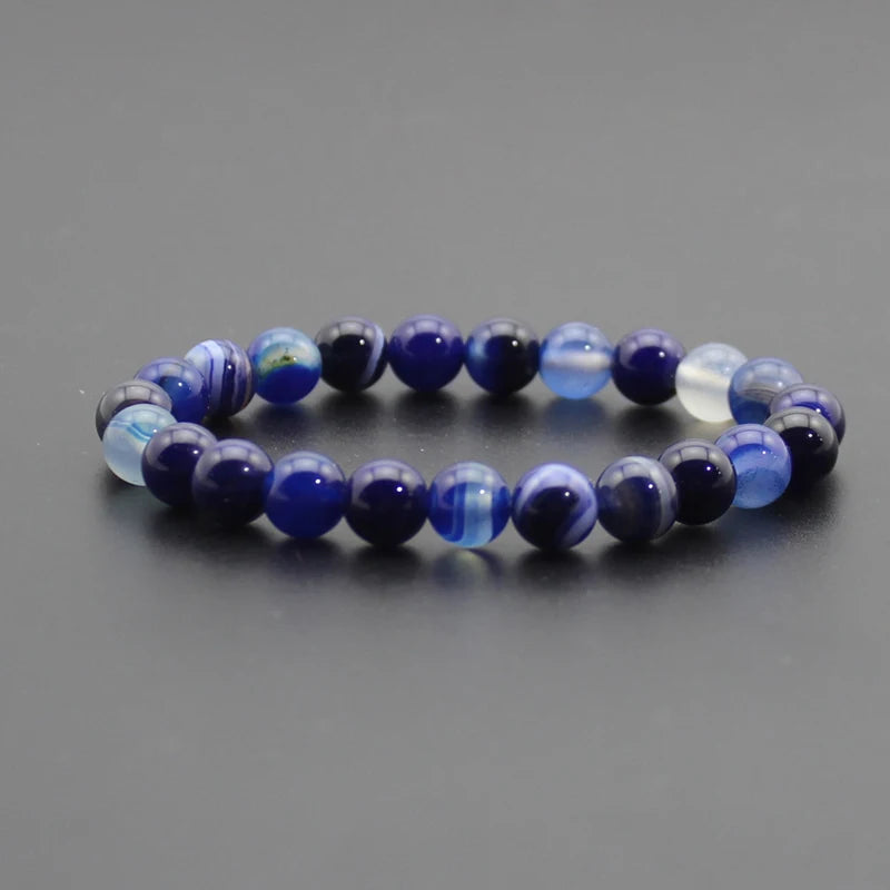 Pulsera Cuentas de Piedra Natural