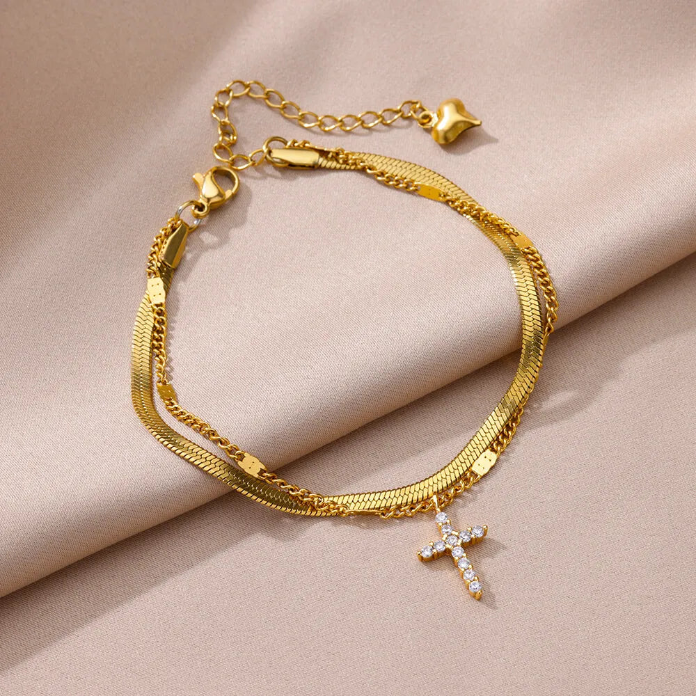 Tobilleras Cadena de Perlas