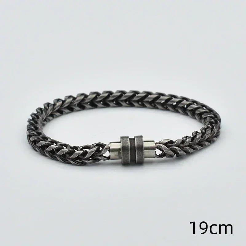 Pulseras de cadena Punk Vintage