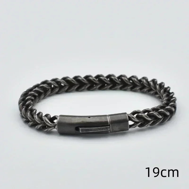 Pulseras de cadena Punk Vintage