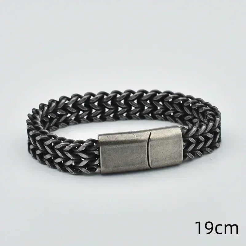 Pulseras de cadena Punk Vintage