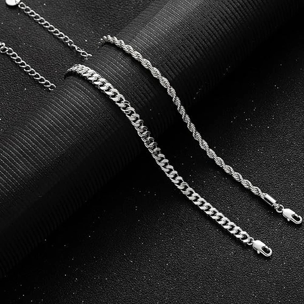 Pulsera 2 Piezas Hombre Acero Inox