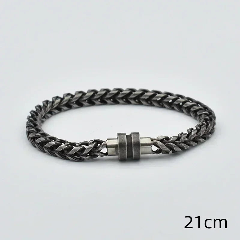 Pulseras de cadena Punk Vintage