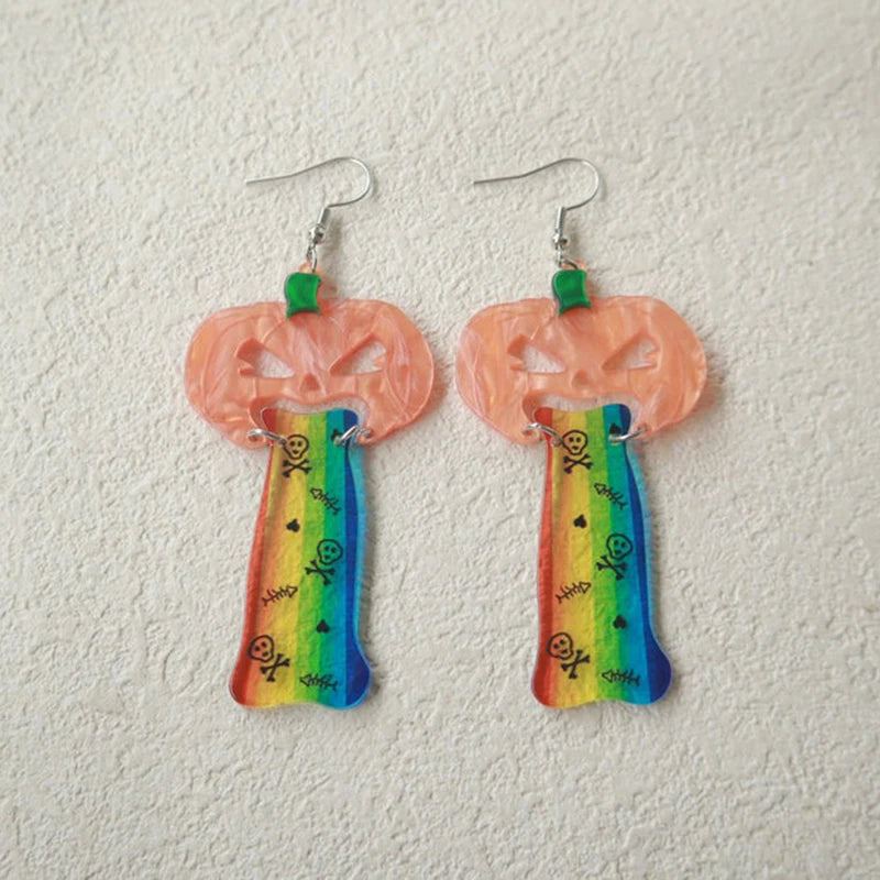 Aretes Halloween con Calavera