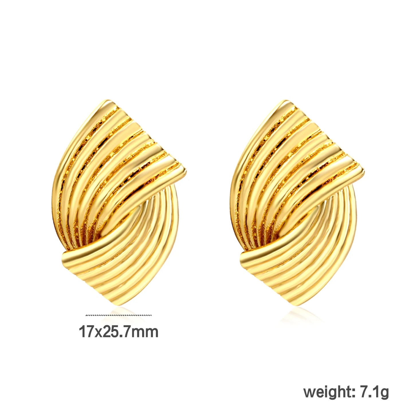 Aretes Estilo Dorado
