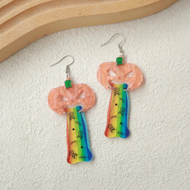 Aretes Halloween con Calavera