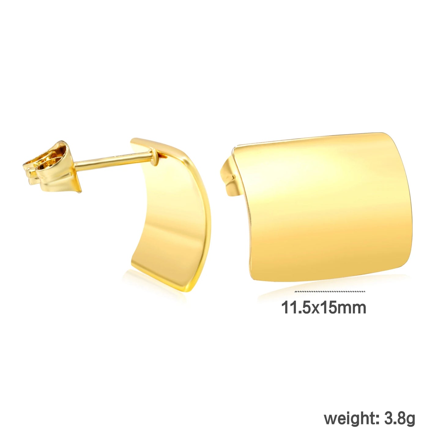 Aretes Estilo Dorado
