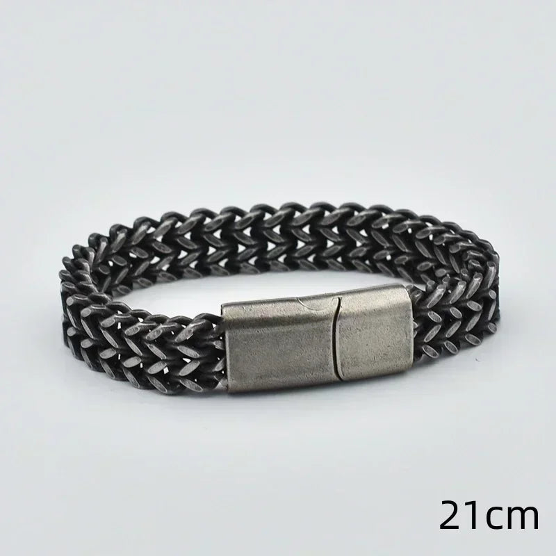 Pulseras de cadena Punk Vintage