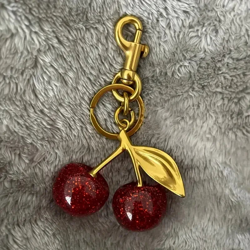 Llavero de Cereza Elegante