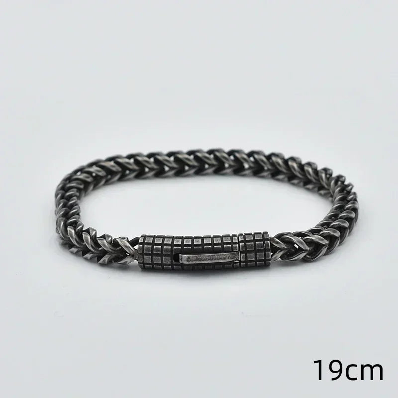 Pulseras de cadena Punk Vintage