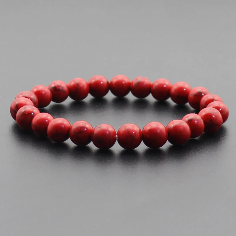 Pulsera Cuentas de Piedra Natural