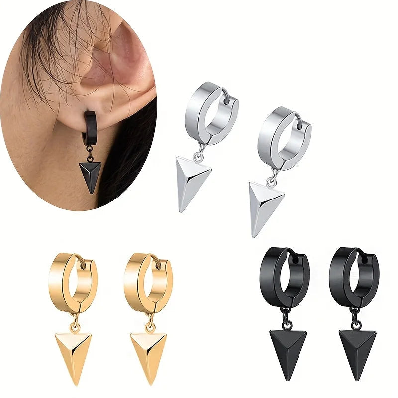 Aretes Pointer - Acero Inox.
