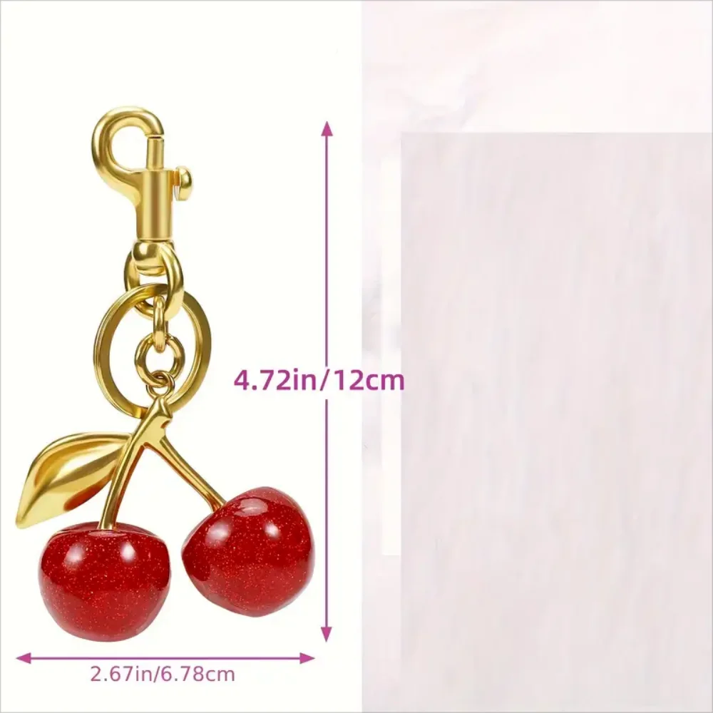 Llavero de Cereza Elegante