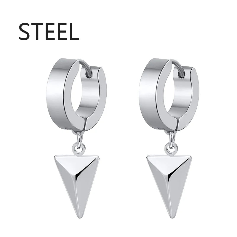 Aretes Pointer - Acero Inox.
