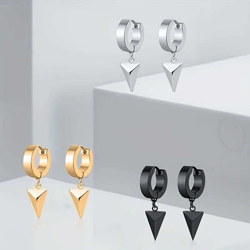 Aretes Pointer - Acero Inox.