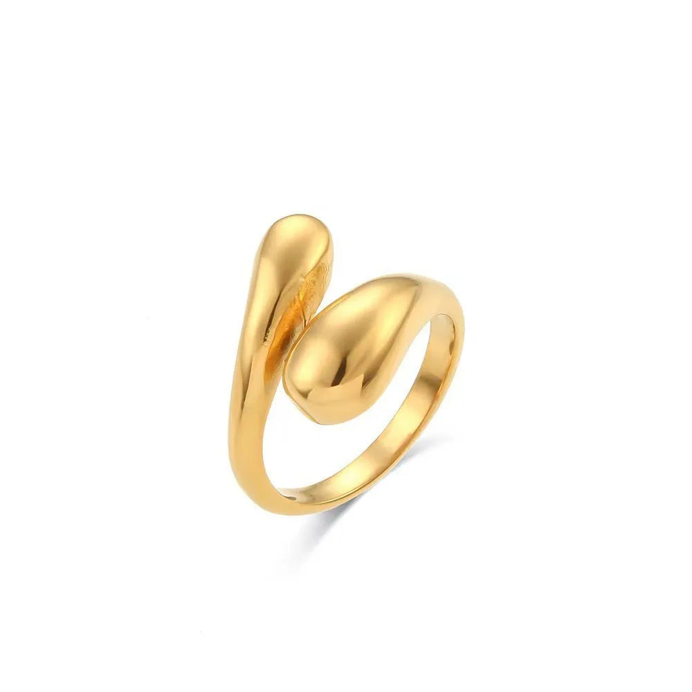 Anillo Minimalista Enlace Oro