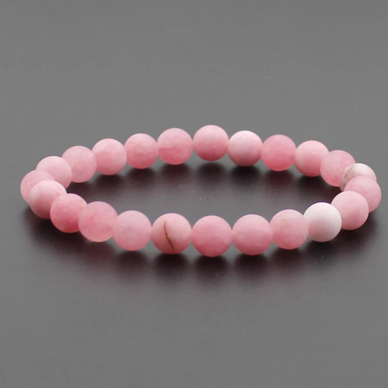 Pulsera Cuentas de Piedra Natural