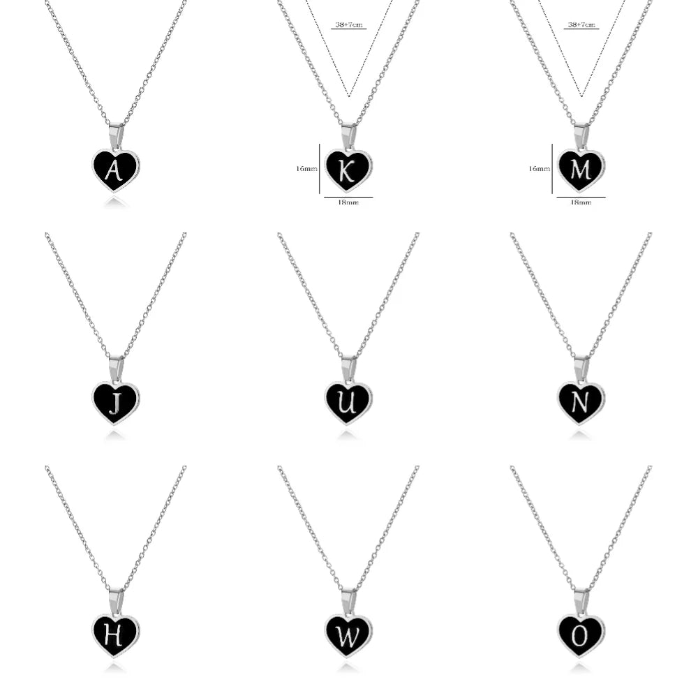 Colgante de Corazón y Letras