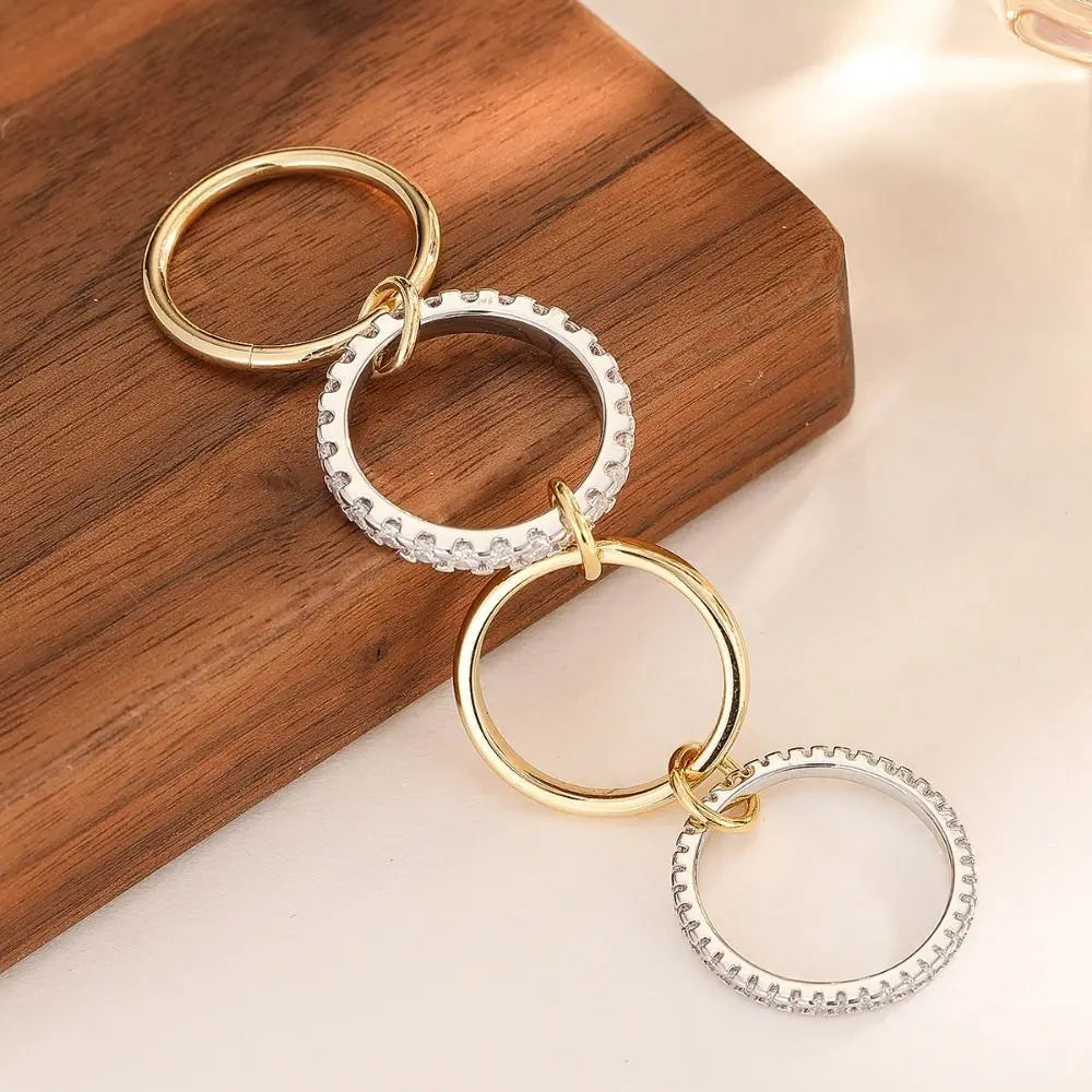 Anillo de Tres Capas Plegable