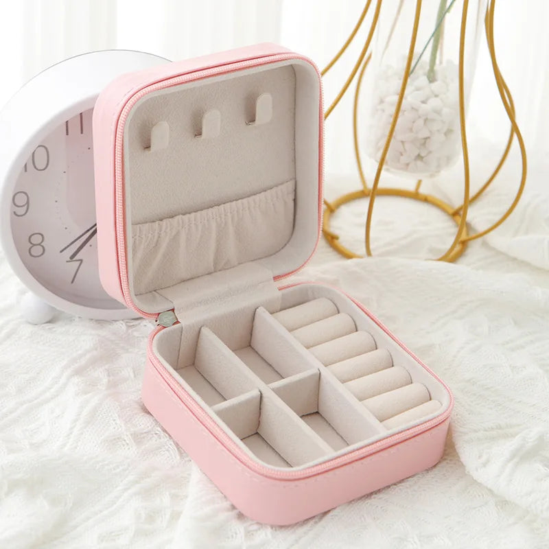 Joyero Organizador Rosa