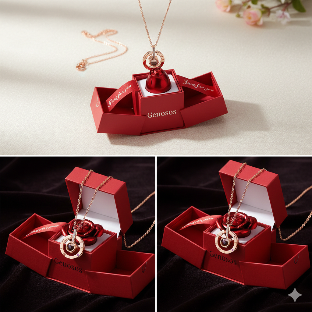 Colgante Amor Genosos Caja Rosa