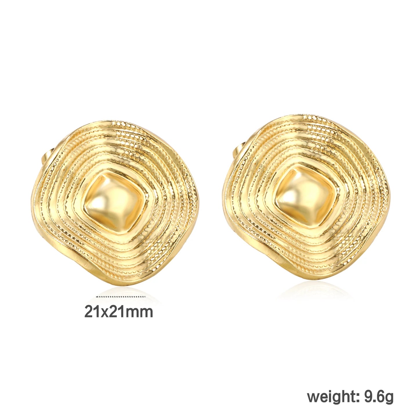 Aretes Estilo Dorado