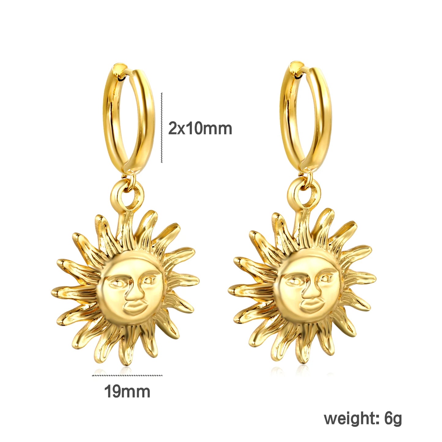 Aretes Estilo Dorado