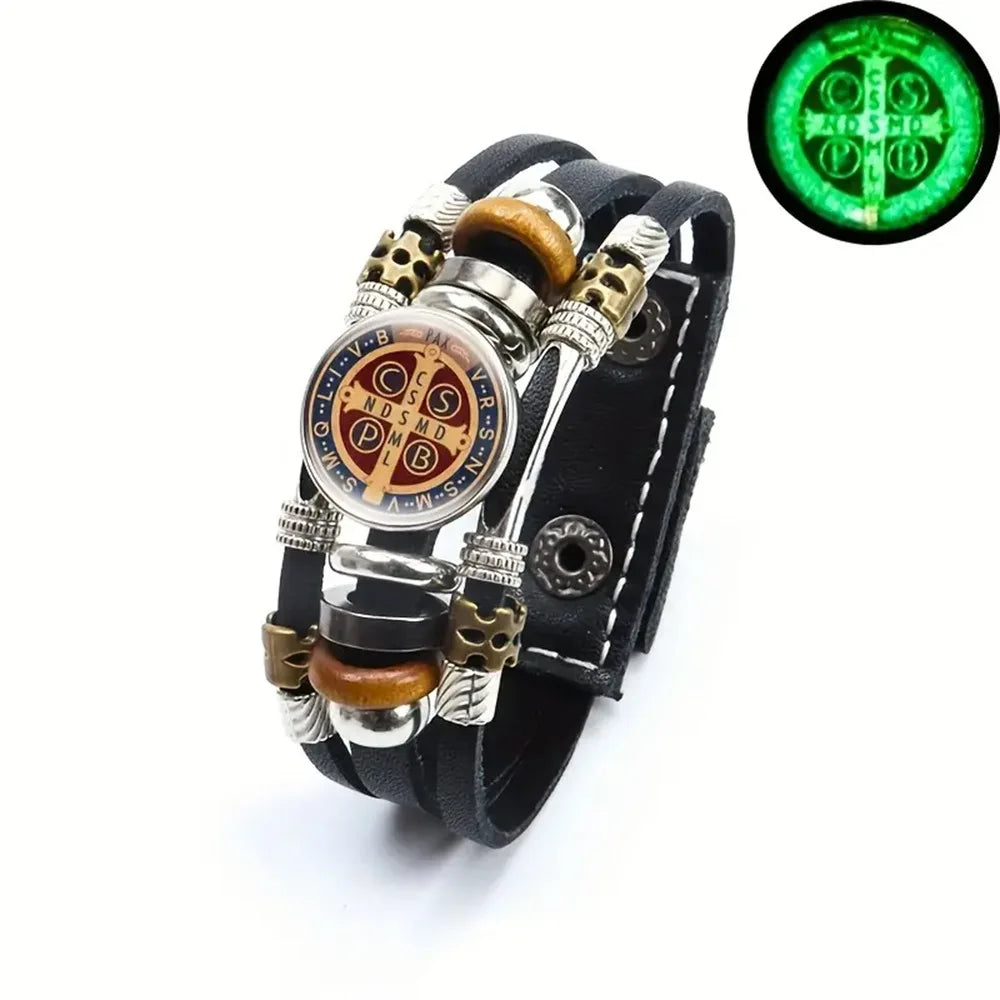 Pulsera Medalla de San Benito